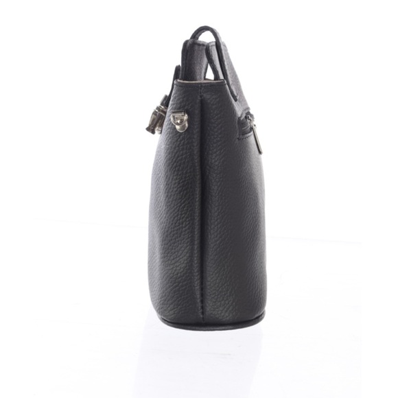 M&R Moda in Pelle Firenze Small Black Everyday Bag - Picture 2 of 16